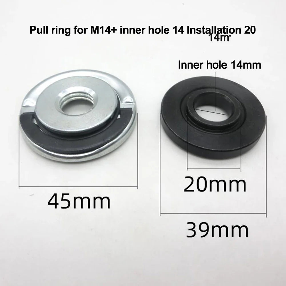 M14 Quick-Release Self-Locking Angle Grinder Flange Nut Set
