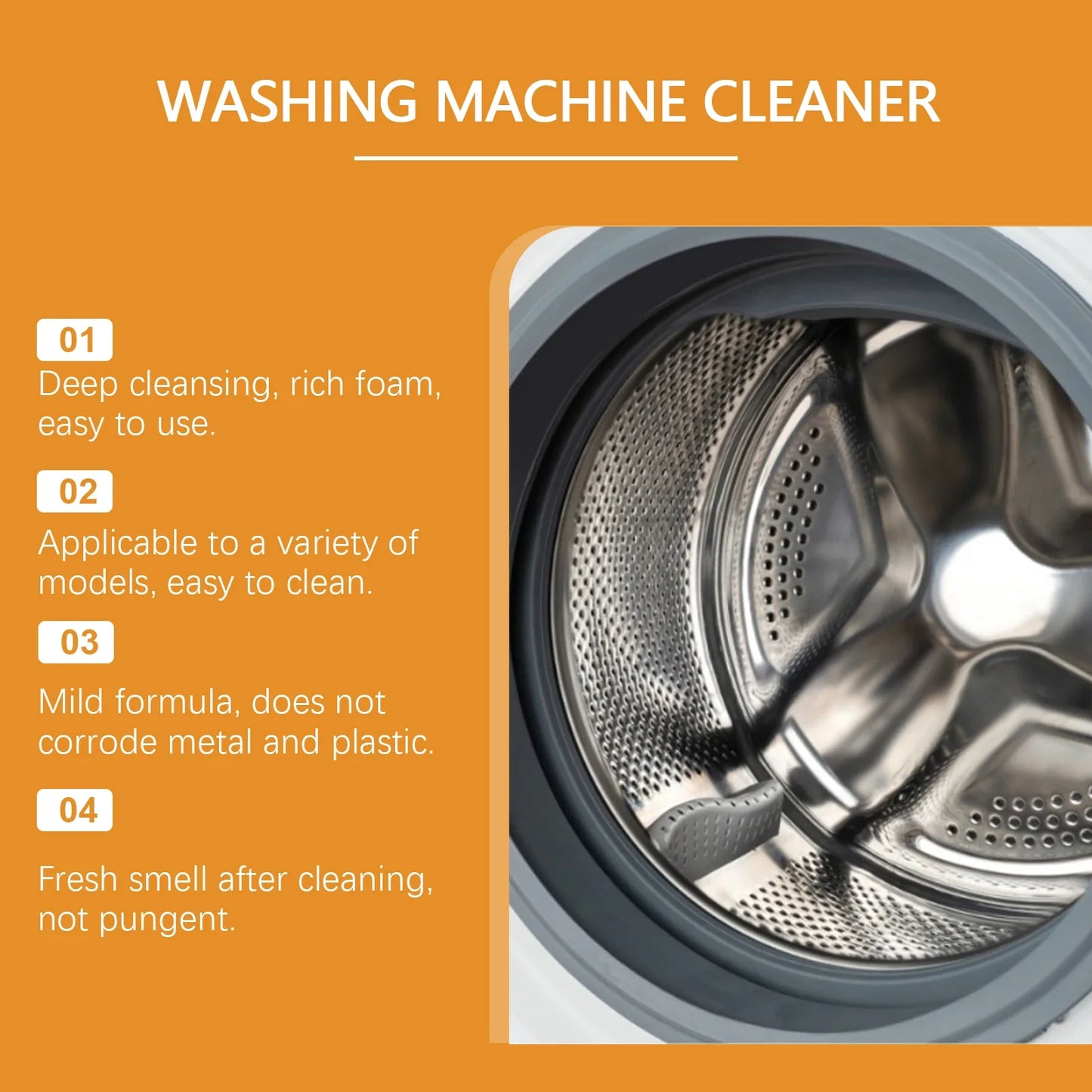 Jakehoe Washing Machine Cleaner – Deep Clean Inner Drum 100ml