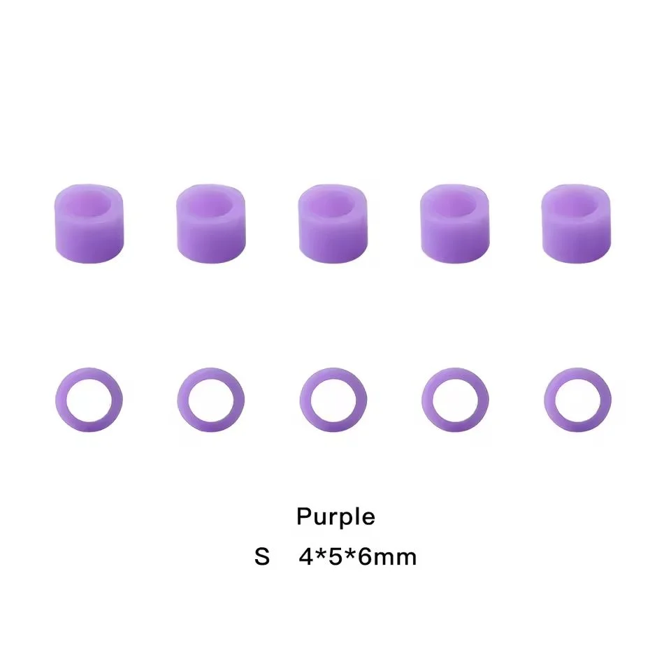 100pcs Autoclavable Dental Silicone Color Code Rings | Orthodontic