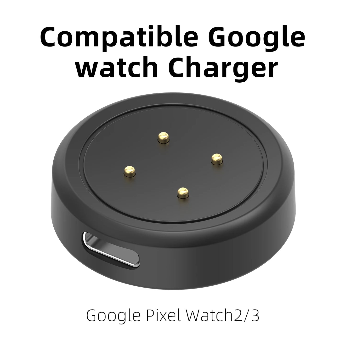 With lanyard for Google Pixel Watch3/2 USB Smart Watch Charger Replacement Charger Google Charging Dock Peaceful Pleasures Health and Wellness