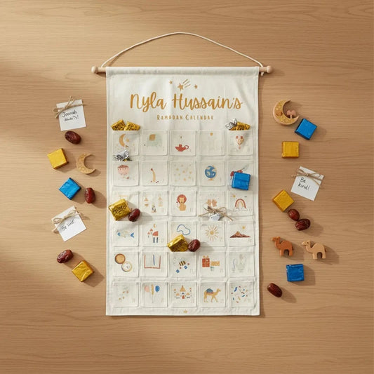 Personalised Ramadan Countdown Calendar | Eid Wall Decor Holiday Countdown Calendar Peaceful Pleasures Health and Wellness