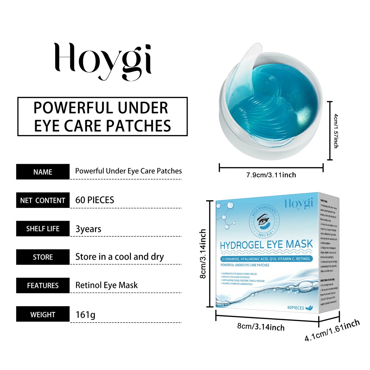 Retinol Eye Cream, Serum, Stick & Patches for Dark Circles