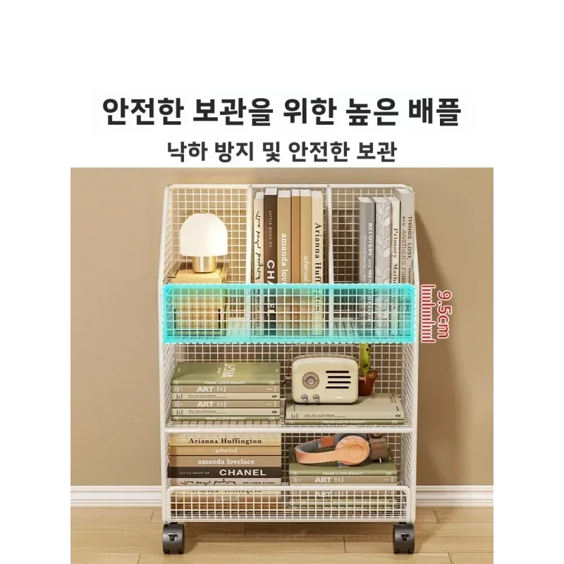 1/2Pcs 3 Levels Mesh Metal File Crate Organizer With Wheels Layered File Cart Storage Cart Bookdesk Side Folders Storage Crate Peaceful Pleasures Health and Wellness