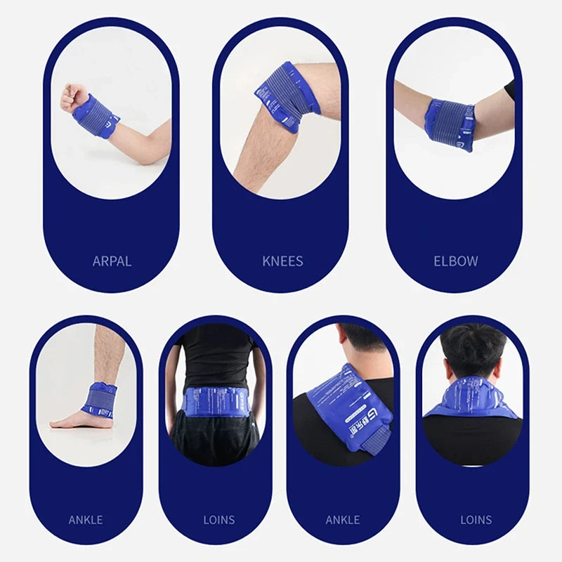 Reusable Hot & Cold Gel Pack | Flexible Ice & Heat Therapy Pad