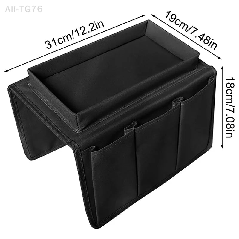 Sofa Armrest Hanging Storage Bag | Remote & Home Organizer