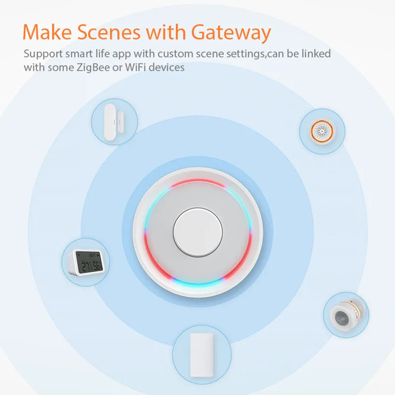 Water Leakage Sensor For Tuya Smart Home High Sensitivity Zigbee Detector App Control Security Alarm System For Apple Homekit Peaceful Pleasures Health and Wellness