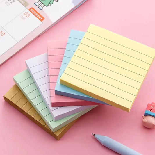 100 Horizontal Sticky Notes Available Multiple Colors Adhesive Peaceful Pleasures Health and Wellness
