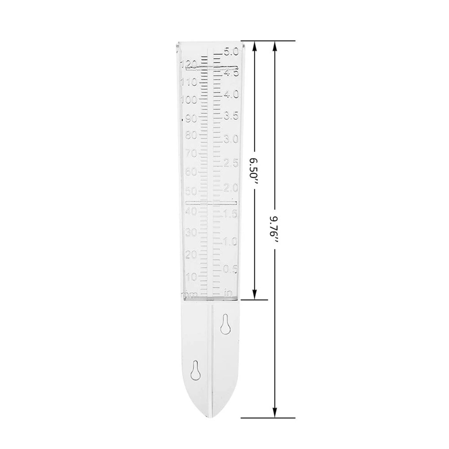 1/2/4pcs Plastic Rain Gauge Clear Rain Water Meter Measuring Device For Home Plants Park Garden Lawn Peaceful Pleasures Health and Wellness