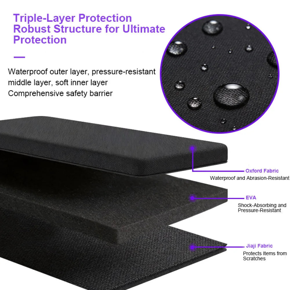 Triple-Layer Armor And High-Density Cushioning For DJI Pocket 4 Carrying Case Protective Shell Waterproof And Shockproof Peaceful Pleasures Health and Wellness