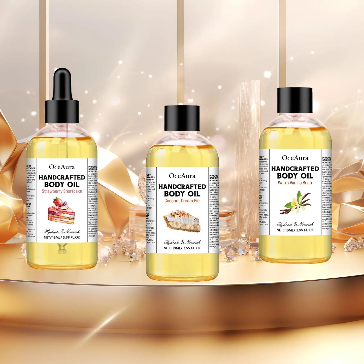 OceAura Body Juice Oil – Moisturizing & Brightening Body Oil