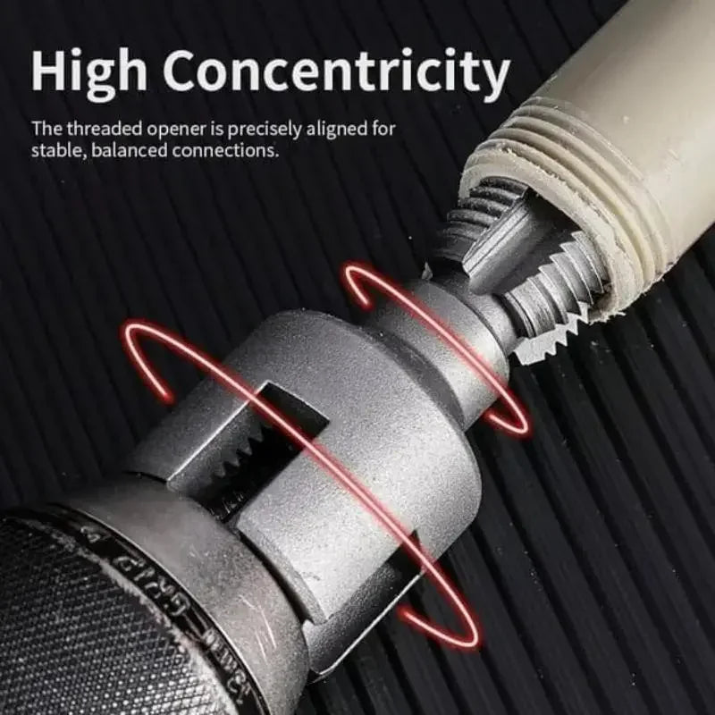 PVC Pipe Thread Cutting Tool – Internal & External Threader Kit