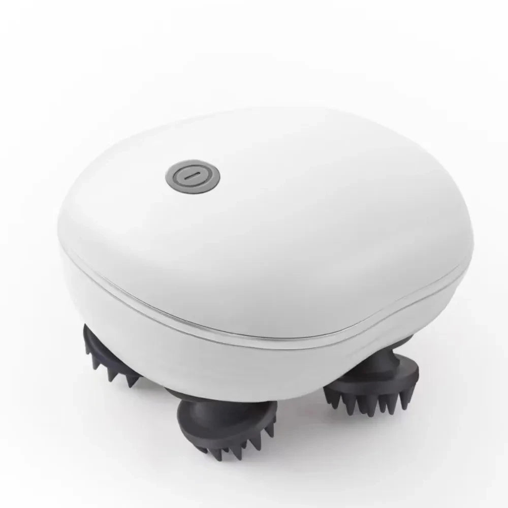 2-in-1 Electric Scalp Massager & Pet Brush | Rechargeable Vibration