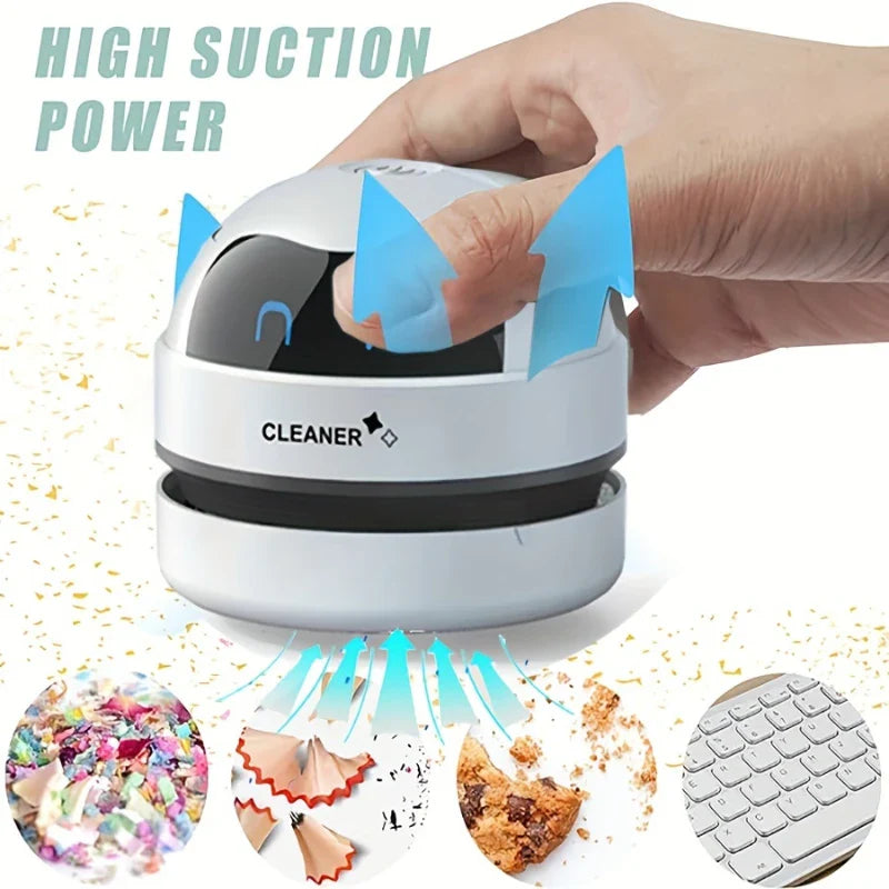 GUOHE Mini Handheld Desktop Vacuum Cleaner – USB Wireless