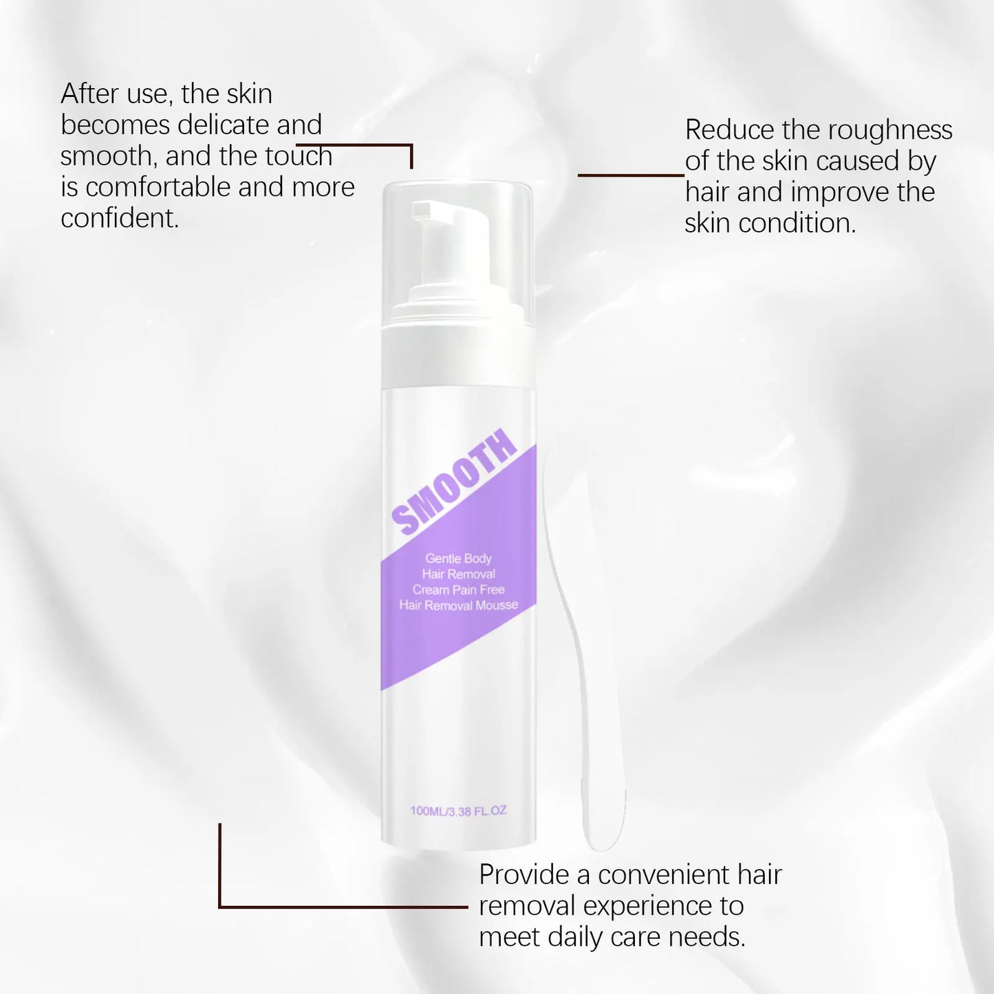 Painless Hair Removal Cream for Arms, Legs & Armpits | 100ml
