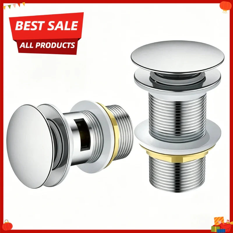 Gunmetal Pop-Up Drain | Stainless Steel Basin Sink Stopper