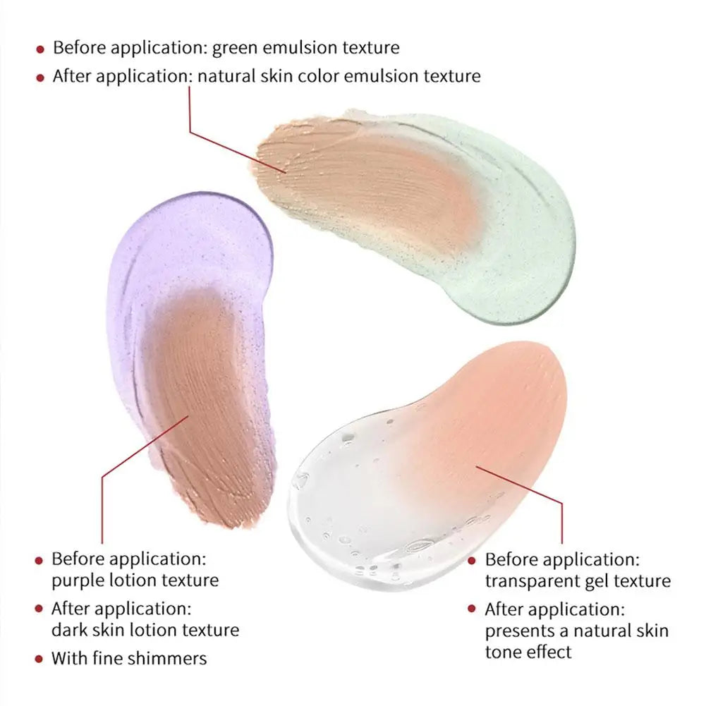 Centella CC Cream Change Color Moisture Cream Makeup Foundation Full Coverage Hydration and Oil Control Korean Makeup Peaceful Pleasures Health and Wellness