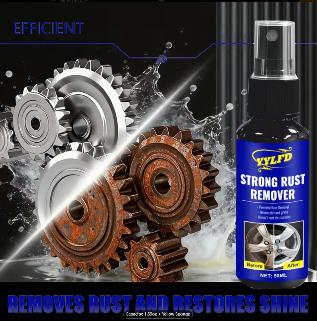 Car Brake Disc Rust Remover Spray | Powdered Formula Metal Safe