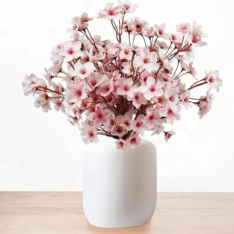 Silk Peach Blossom Artificial Flowers – Wedding & Home Décor