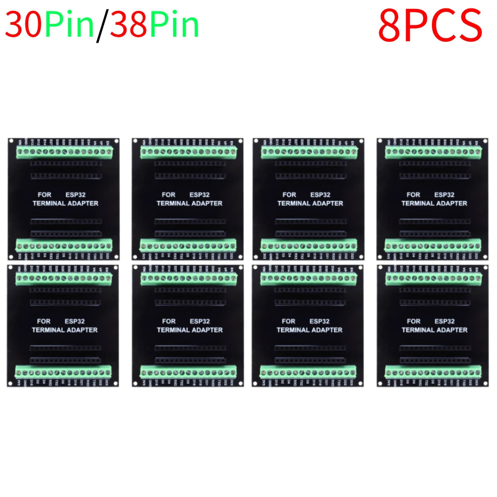 1-10PC Expansion Board for ESP32 CP2102 NodeMCU-32S Lua 30/38Pin GPIO 1 Into 2 Dual Core CPU GPIO WiFi Bluetooth Low Power Modul Peaceful Pleasures Health and Wellness 8PCS 30Pin