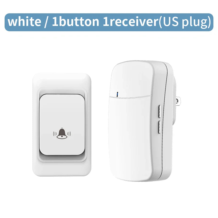 Wireless Doorbell Kit – Waterproof, 38 Songs, 150M Range