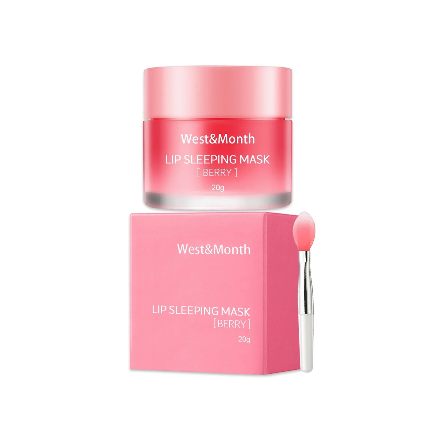 WEST MONTH Berry Lip Sleeping Mask – Moisturizing Lip Balm 20g