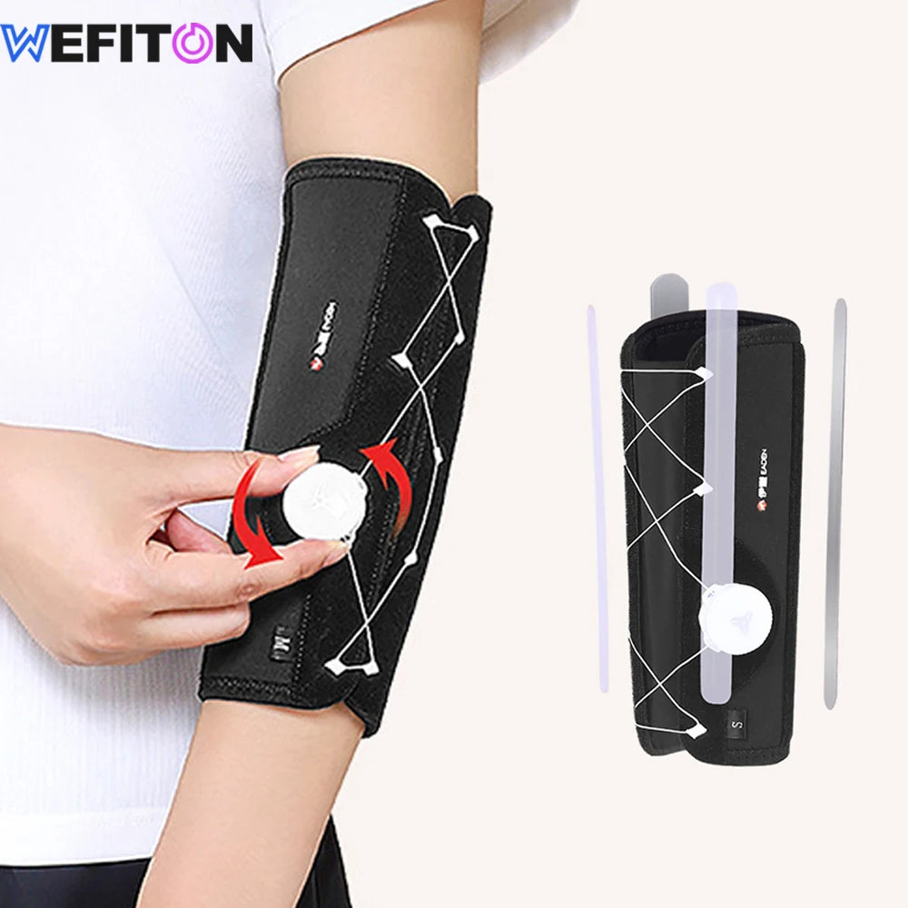 1PCS Adjustable Knob Elbow Night Splint Brace for Cubital Tunnel & Ulnar Nerve Pain, Prevent Bending, Left/Right Arm Support Peaceful Pleasures Health and Wellness