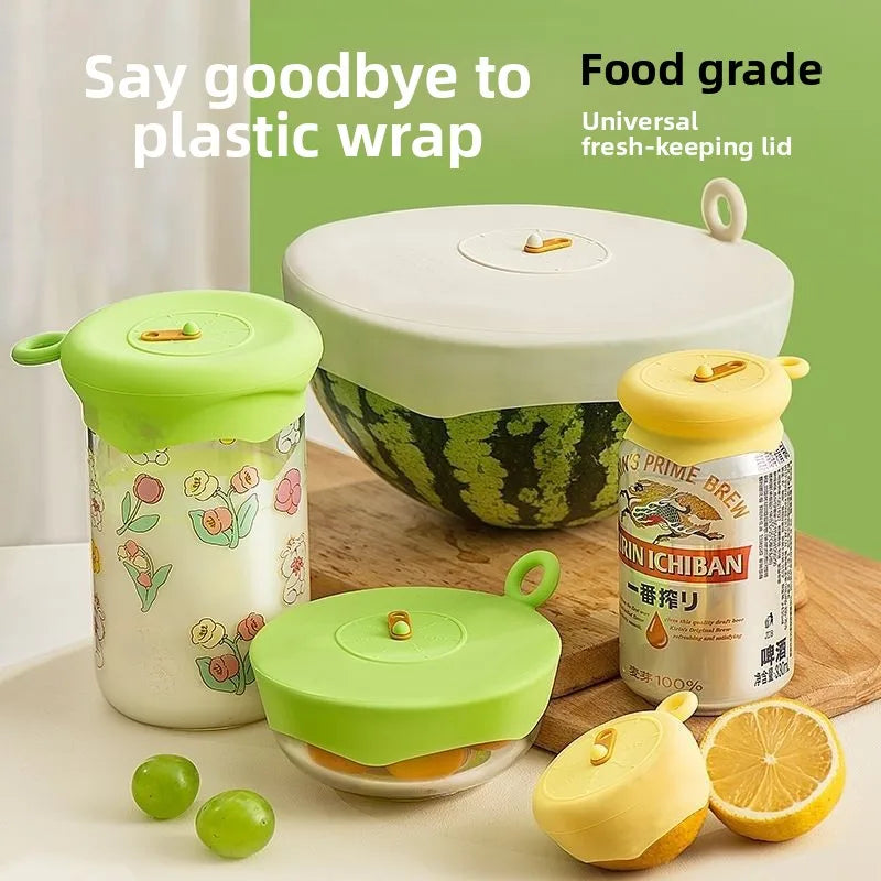 Silicone Stretch Lids – Reusable Food Cover Set, 3 Sizes
