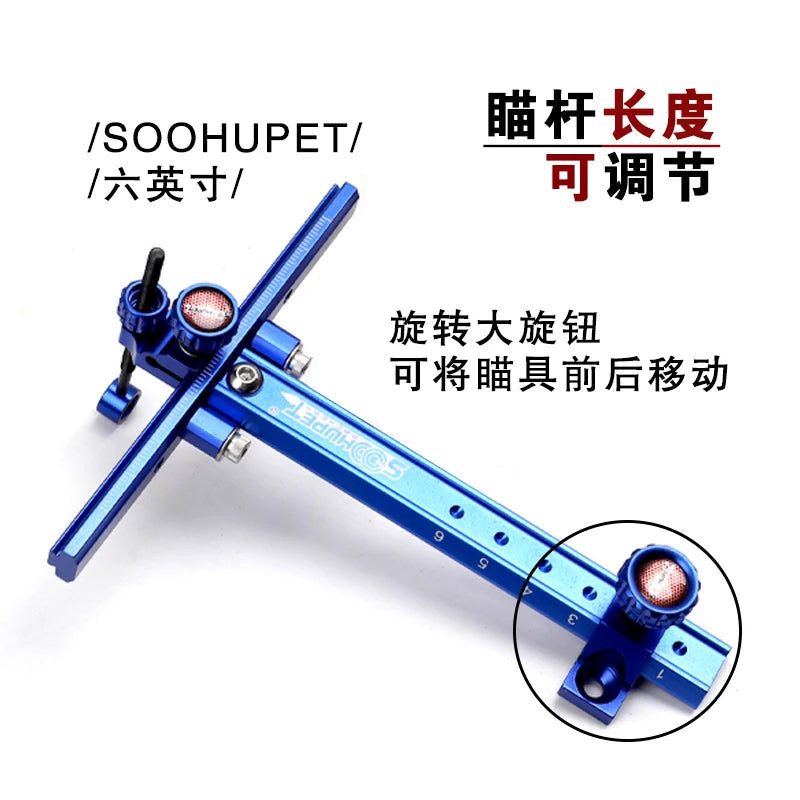 Archery Recurve Bow Sight SOOHUPET Accessories T Shape Shooting