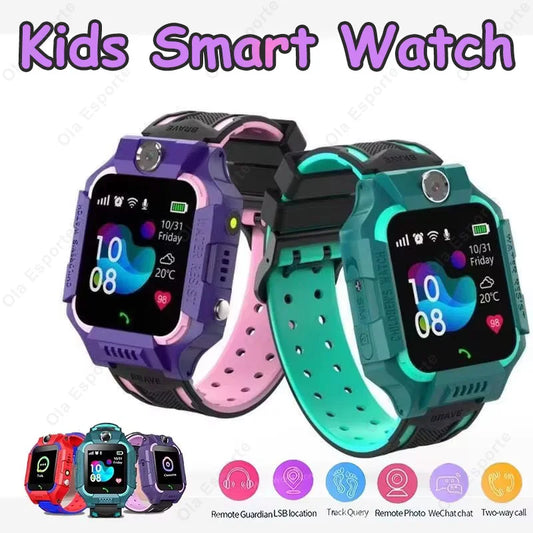 2026NEW Kids 2G Smart Watch SOS GPS Location Sim Card Call Camera Child SmartWatch Camera Waterproof Watch Gift For IOS Android Peaceful Pleasures Health and Wellness