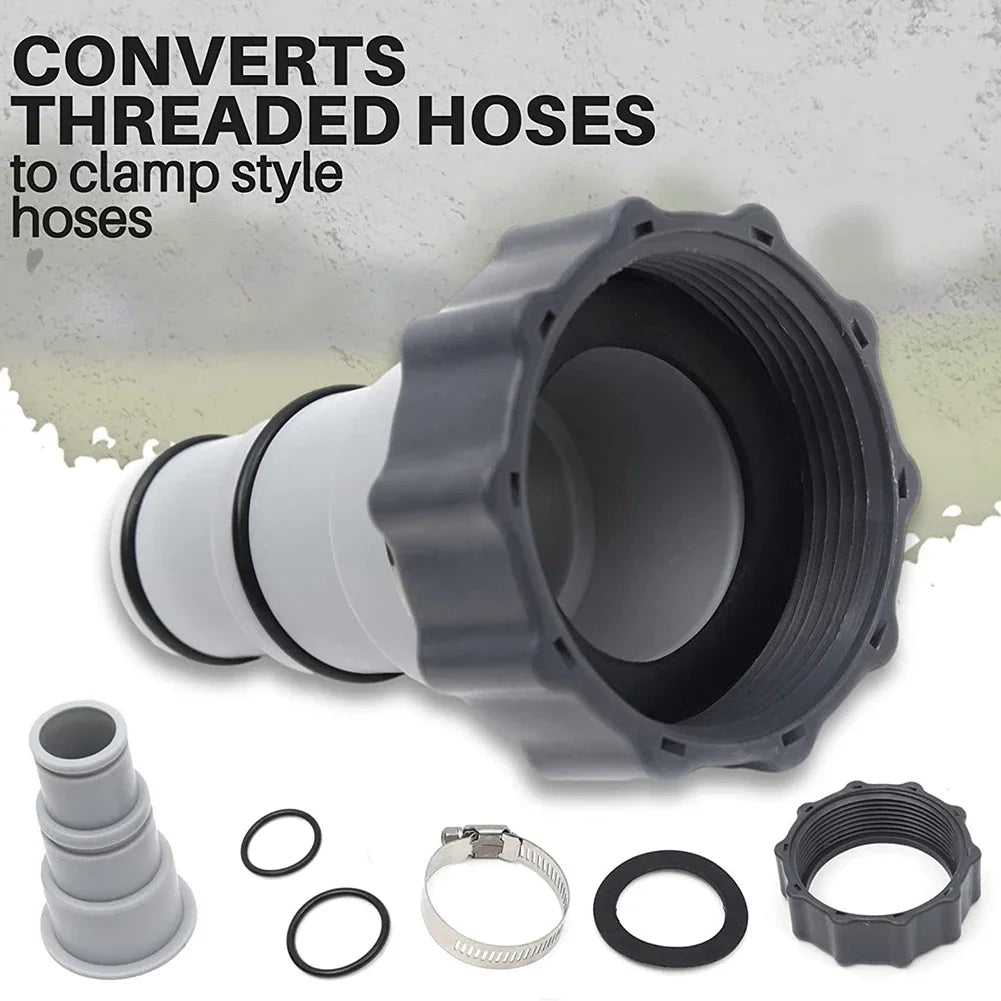 Pool Hose Adapter Kit for Intex Filter Pumps – Secure Fit Peaceful Pleasures Health and Wellness