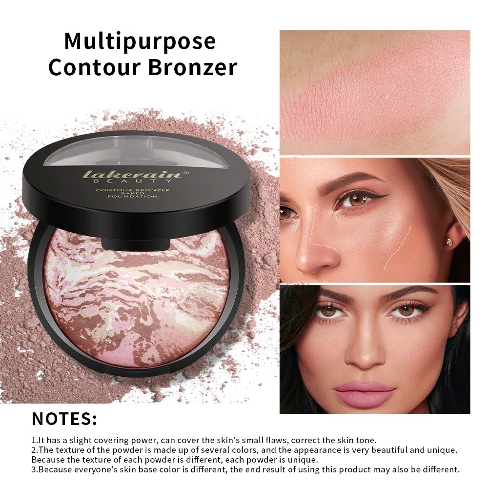 Demi Matte Natural Finish Baked Brighten Color Correcting Powder Foundation Buildable Light to Coverage Oil Control Makeup Peaceful Pleasures Health and Wellness