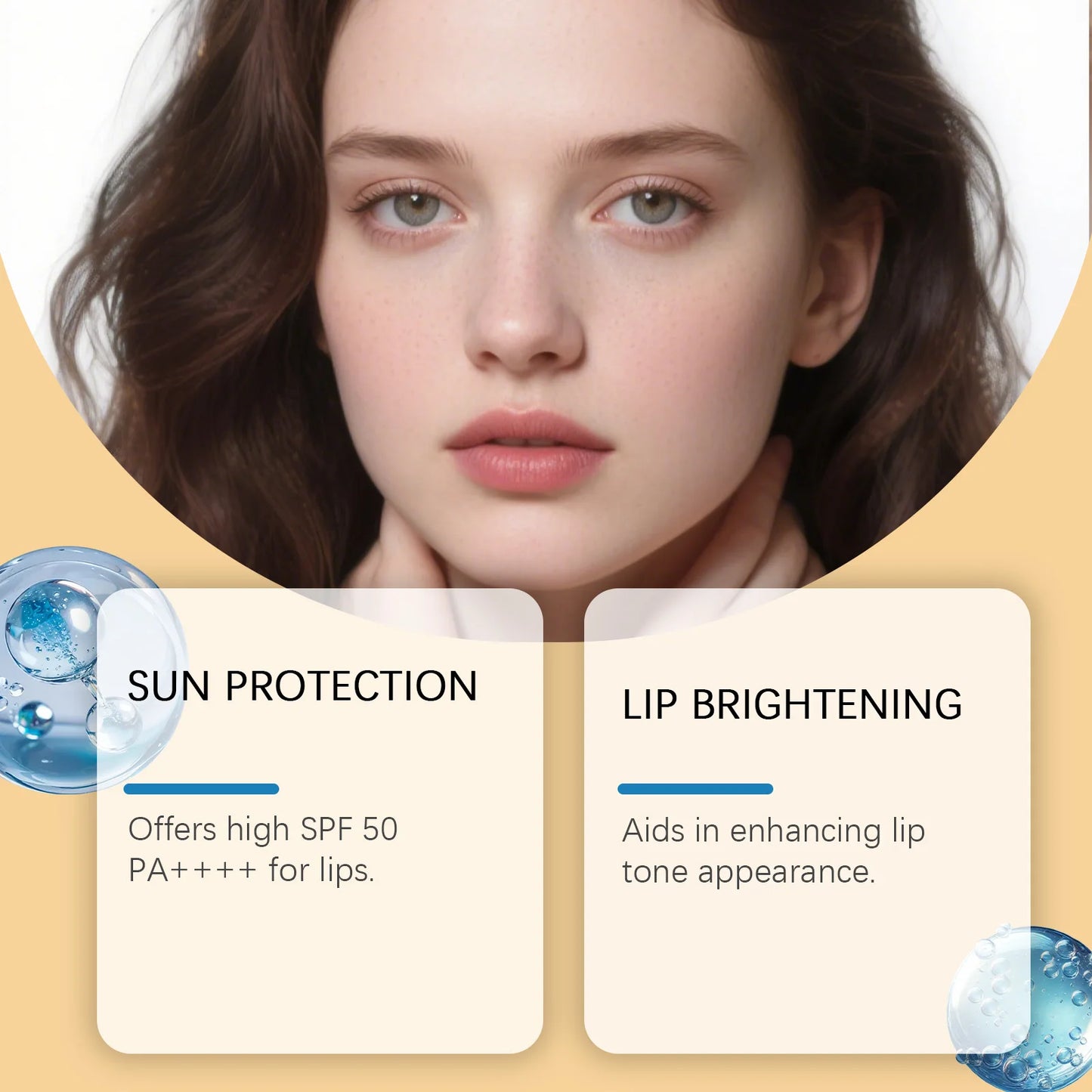 SPF 50+ Lip Balm with Kojic Acid & Ceramide | Brightening Sunblock Peaceful Pleasures Health and Wellness