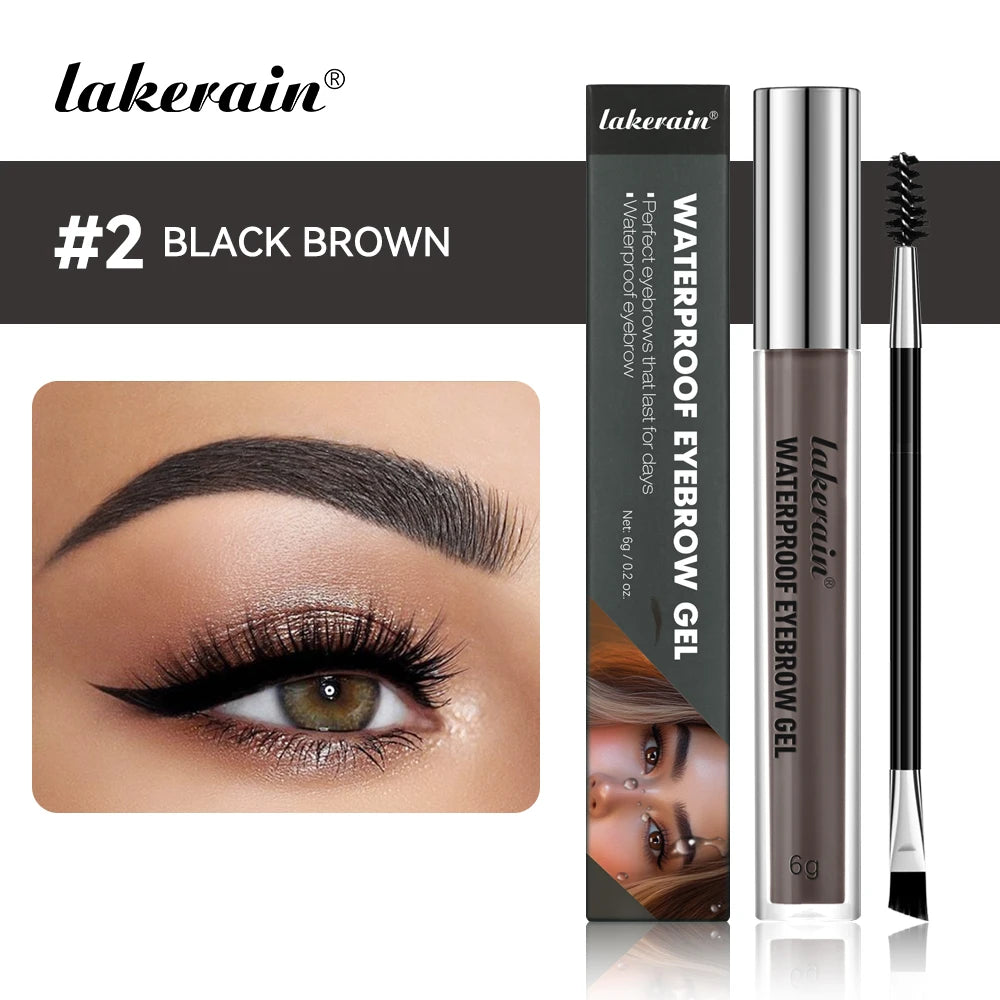 4 Colors Liquid 3D Eyebrow Styling Molding Gel Waterproof Transparent Refreshing Durable Natural Eyebrow Quick-drying Makeup Peaceful Pleasures Health and Wellness 2