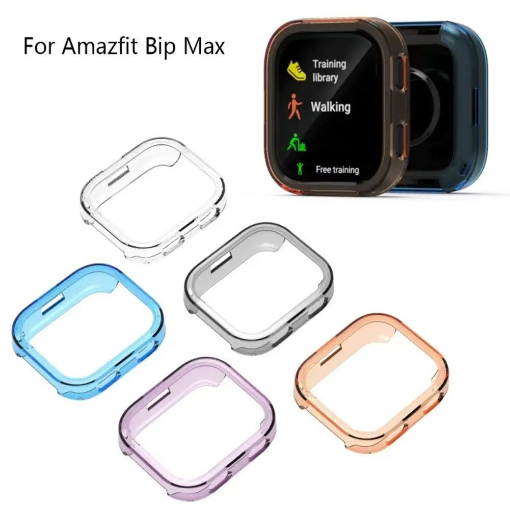 Amazfit BIP MAX Clear Protective Case | Anti-Scratch PC Shell