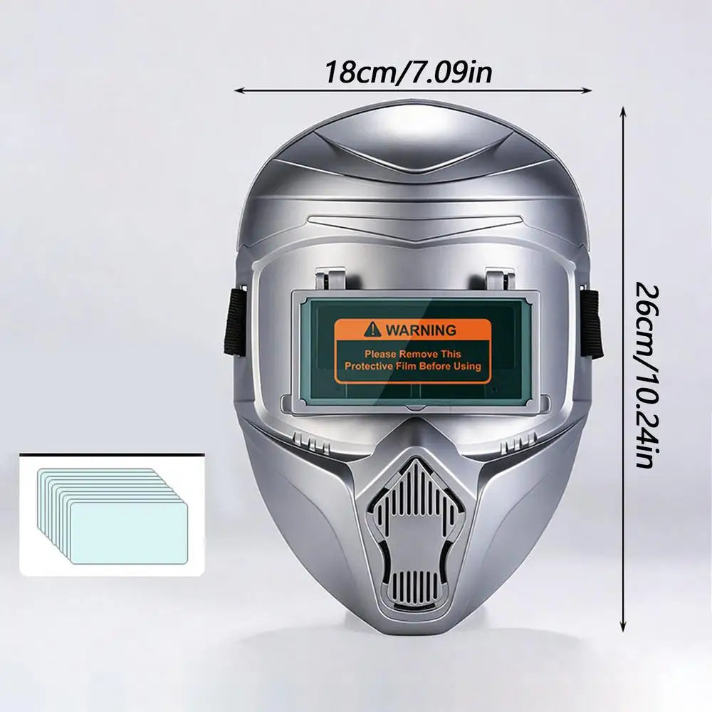 Auto Darkening Welding Helmet Anti-Glare Face Shield for Professional Home Workshop Industrial Construction & Welding Peaceful Pleasures Health and Wellness A