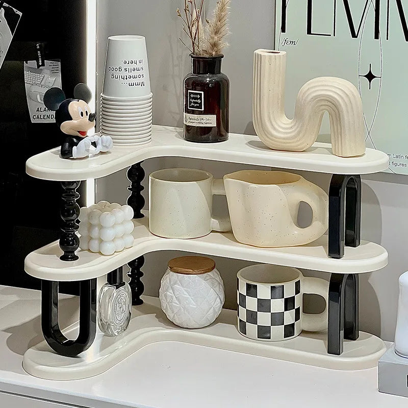 Multifunctional Cup Storage Rack Drip Drying Rack for Mugs Glass Tea Cup Corner Holder Stand for Home Kitchen Peaceful Pleasures Health and Wellness