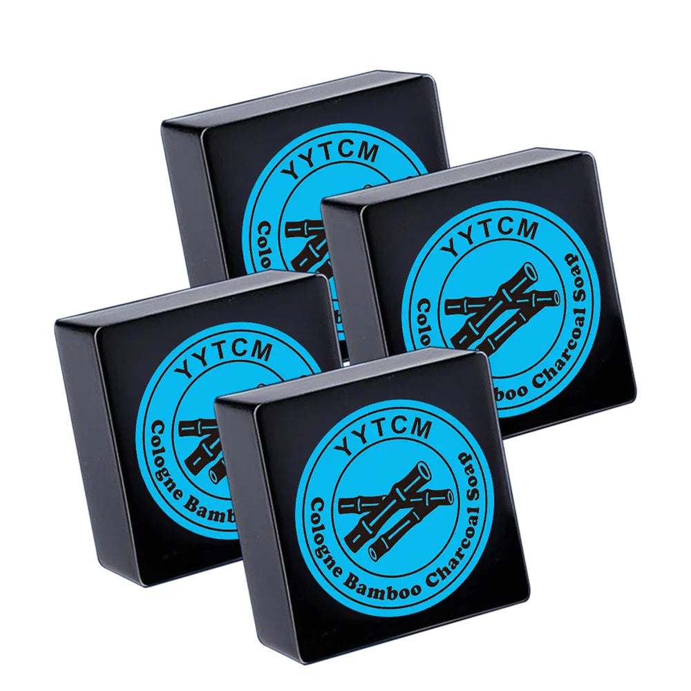 Men's Bamboo Charcoal Soap – Deep Cleansing Face & Body Bar 65g