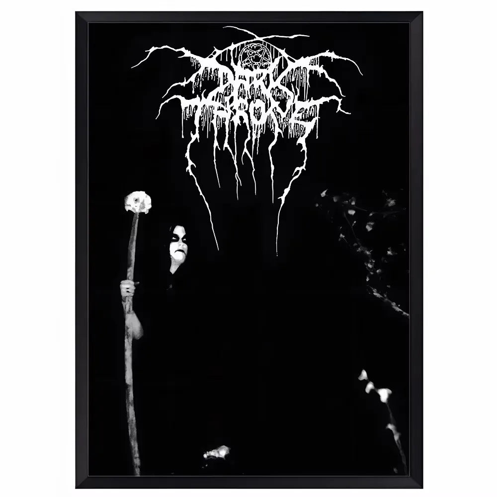 Classic D-DarkthroneS Band Poster HD Art Sticky Wall Waterproof Home Living Room Bar Office Aesthetic Decoration Peaceful Pleasures Health and Wellness ZLH5288 100x150cm No Frame