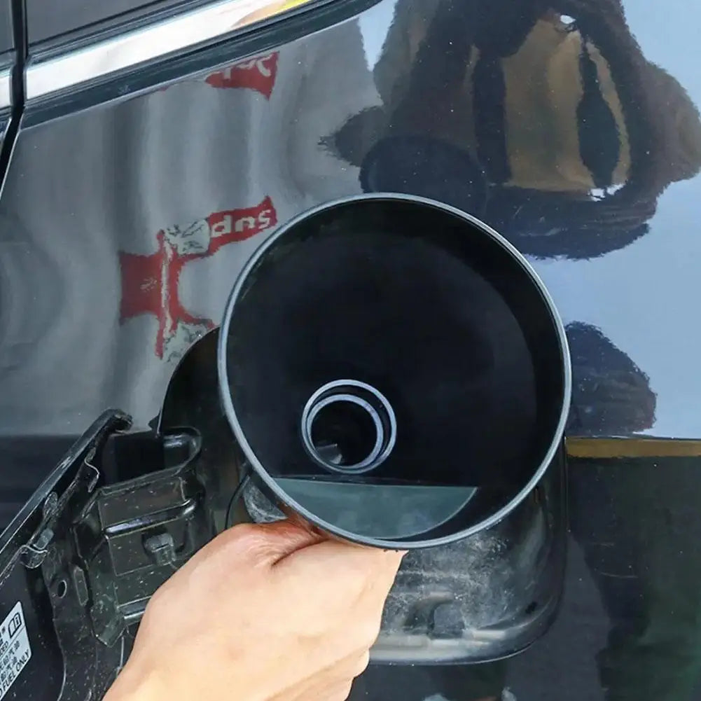 Car Funnel Gasoline Oil Fuel Filling Tools Long Stem Flexible Anti-splash Plastic Oil Funnel Motorcycle Refueling Tools Peaceful Pleasures Health and Wellness