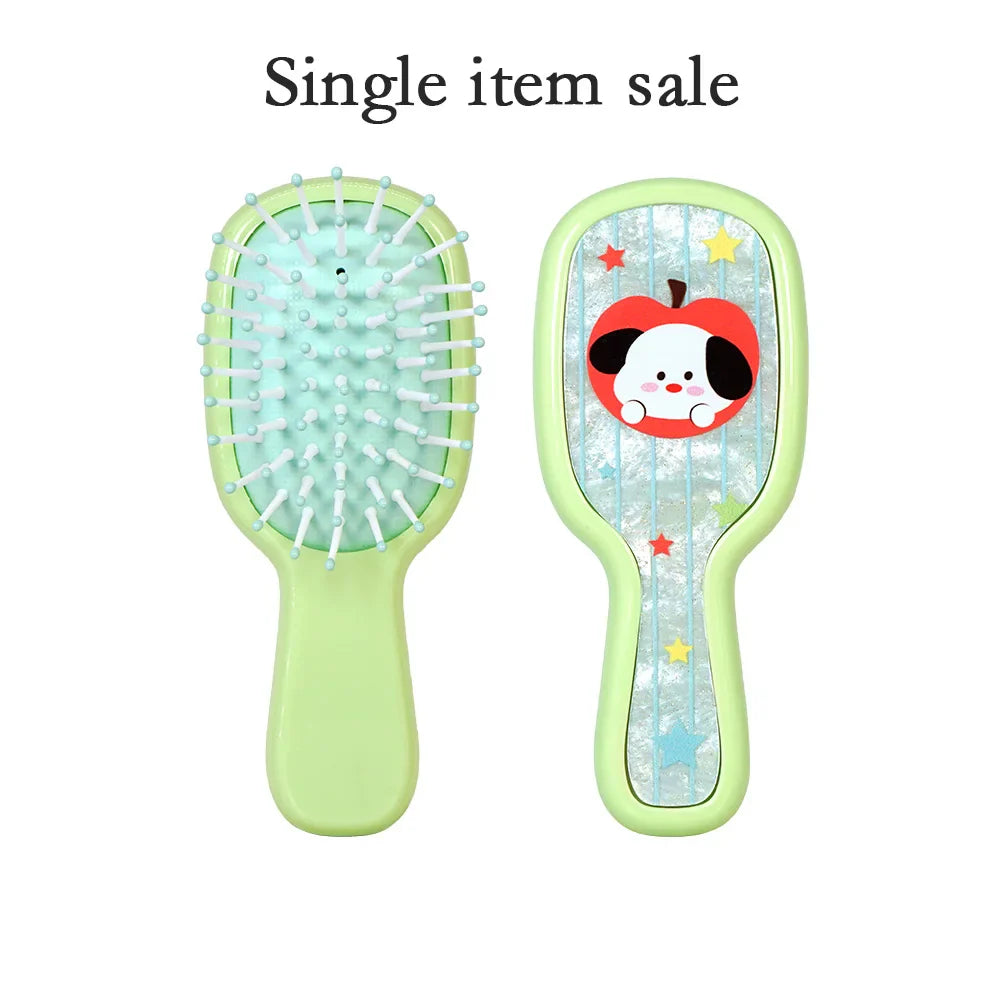 Cute Cartoon Hair Detangling Brush – Cushion Comb for Women