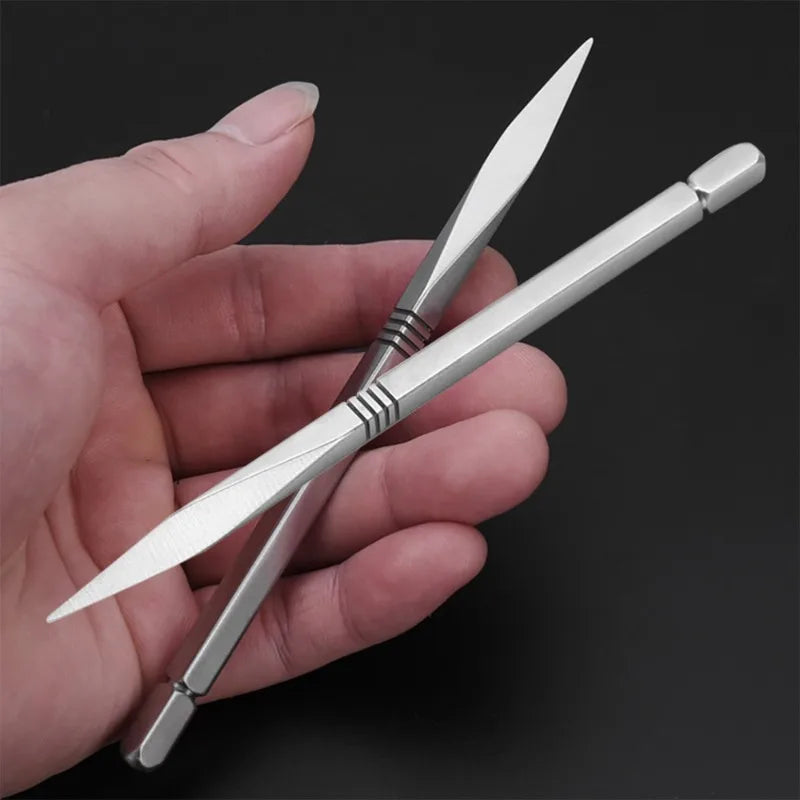 2pcs Stainless Steel Tea Needle Delicate Tea Cutter Puer Tea Cutter Tea Ceremony Accessories Crafts for Home Tearoom Store Peaceful Pleasures Health and Wellness