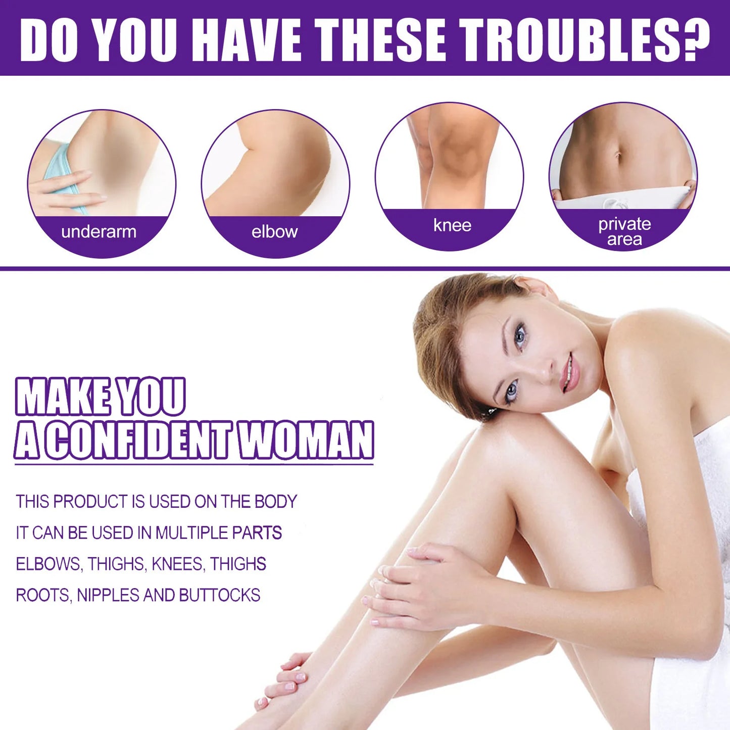 EELHOE Brightening Cream – Underarm, Knee & Intimate Area 20g
