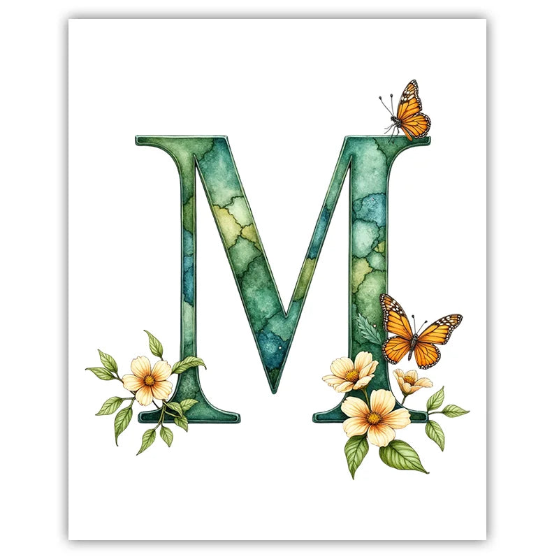 Custom Name Nursery Canvas Wall Art – Animals & Wildflowers Personalized Canvas Print Peaceful Pleasures Health and Wellness