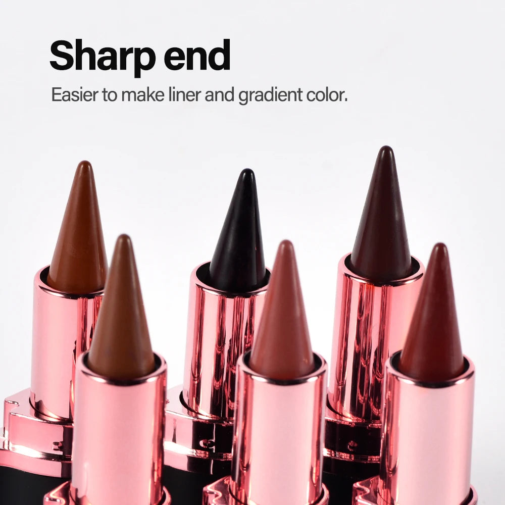 2In1 Matte Liner Lipstick Pen Gradient Lip Liner Red Brown Lipsticks Pencil Lasting Waterproof Lip Stick Sexy Women Lip Cosmetic Peaceful Pleasures Health and Wellness