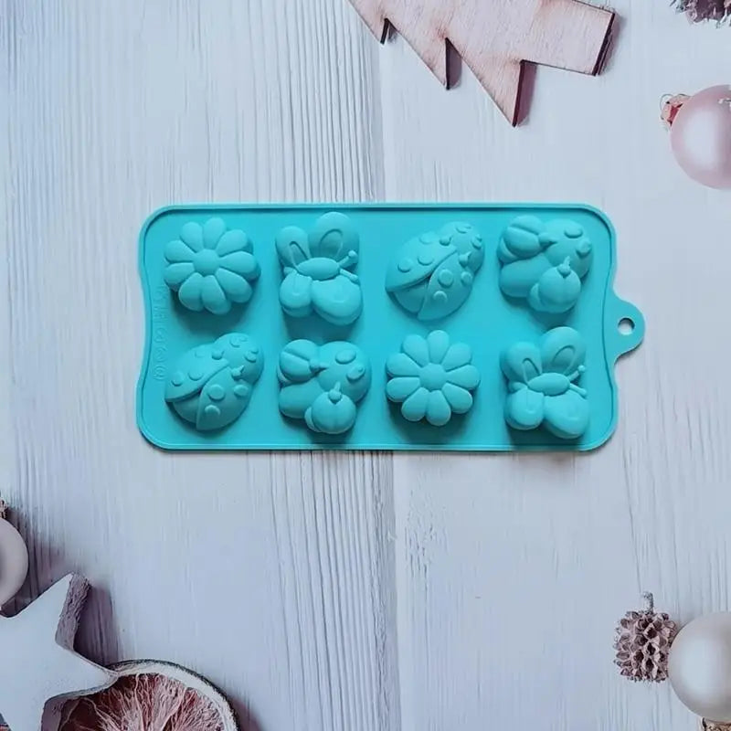 Square Donut Silicone Mold – Cake, Chocolate & Ice Cube Tray Silicone Baking Mold Peaceful Pleasures Health and Wellness style 9