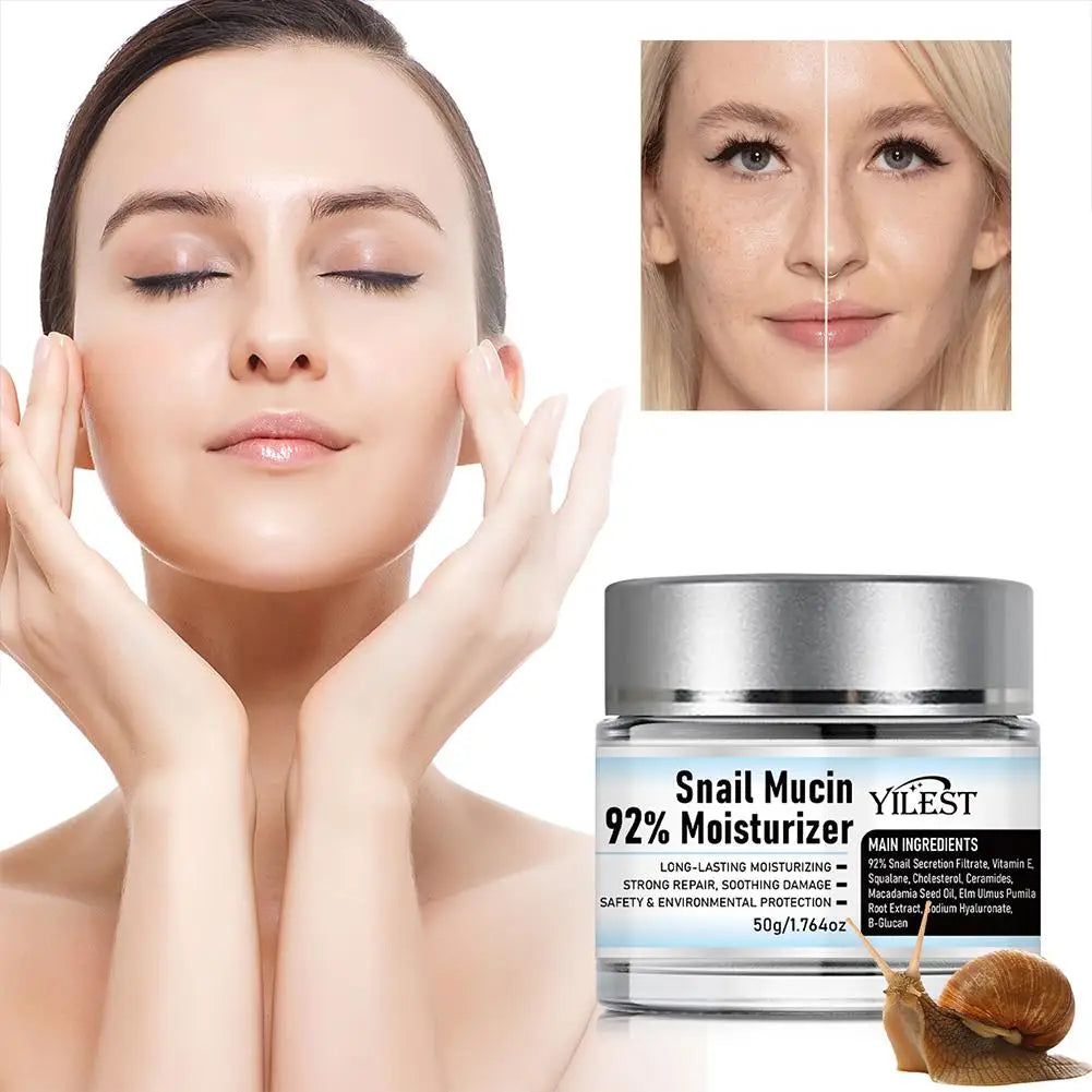 LAIKOU Snail Face Cream Hyaluronic Acid Moisturizer 25g/50g