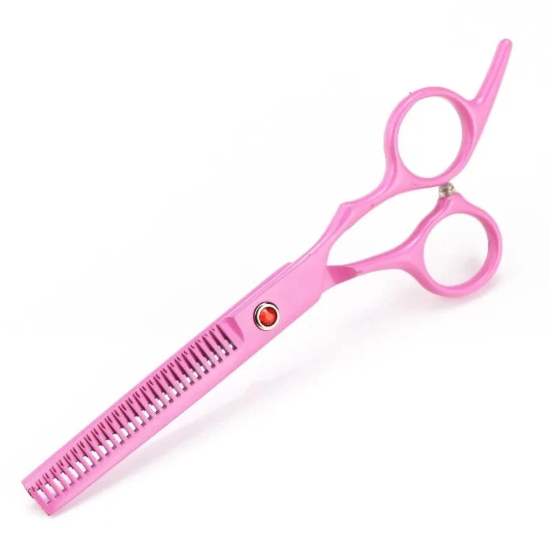 6.0 Inch Coated Color Hair Cutting Scissors: Professional Barber Shears, Thinning Scissors, Styling & Trimming Tools Peaceful Pleasures Health and Wellness Pk Thinning