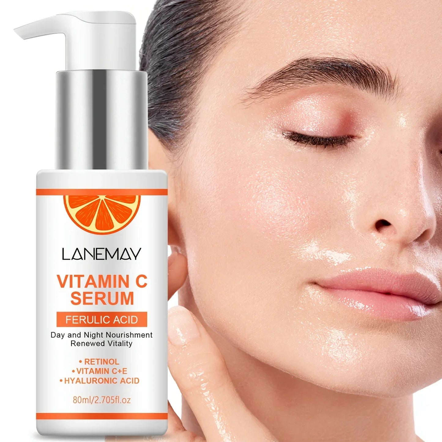 Vitamin C Serum with Ferulic Acid & Hyaluronic Acid – 80ml
