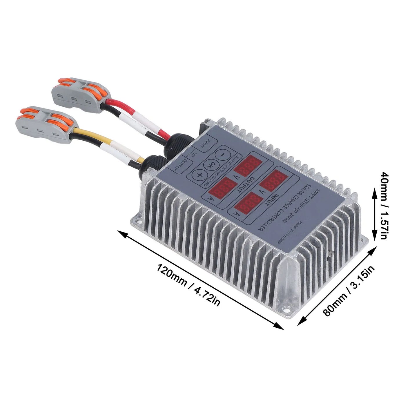 Solar Battery Controller Boost MPPT Voltage Adjustable Waterproof with Display 24‑85V Solar Controller Peaceful Pleasures Health and Wellness