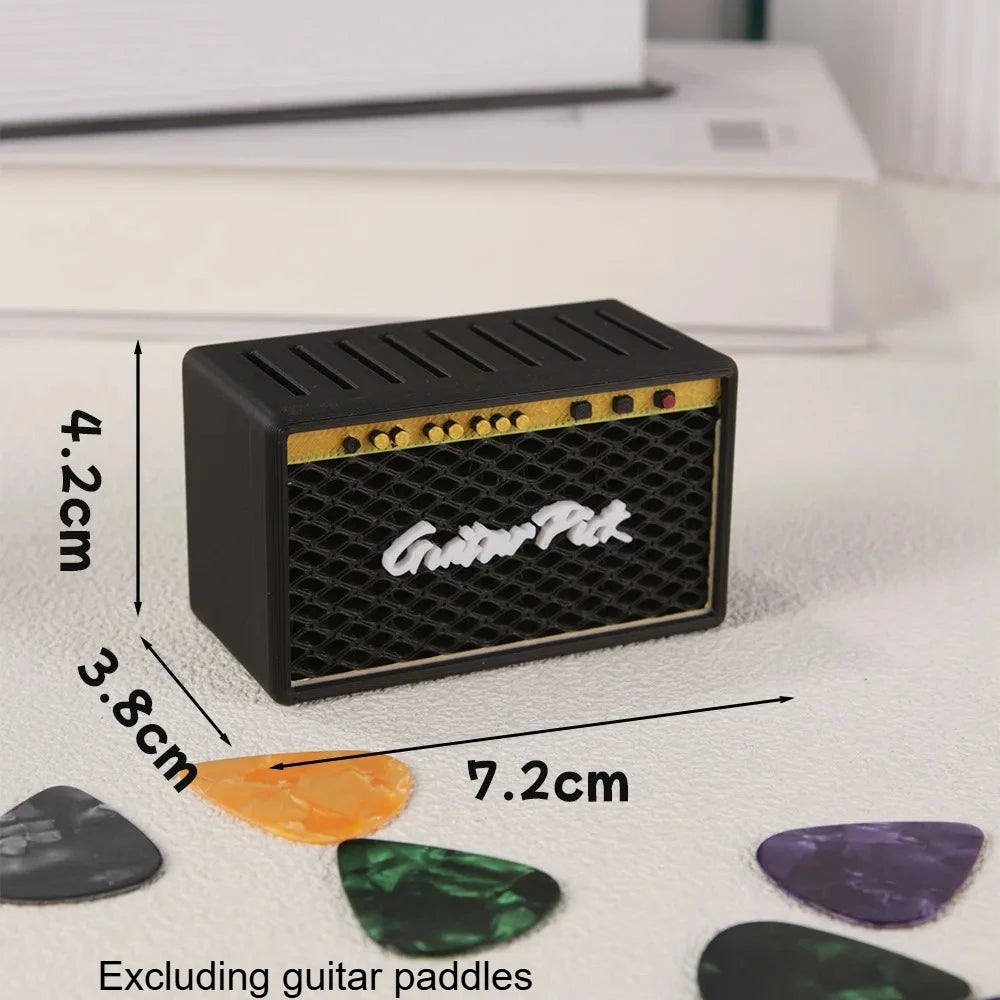 3D Printed Large-capacity Portable Guitar Pick Holder Waterproof
